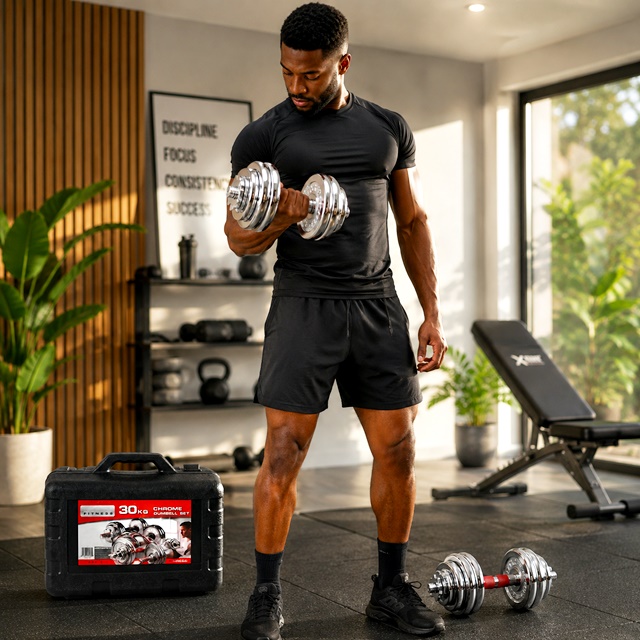 30kg Dumb Bell Sets - Image 6