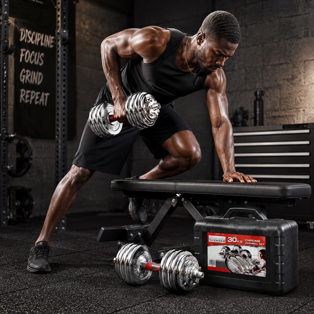 30kg Dumb Bell Sets - Image 3