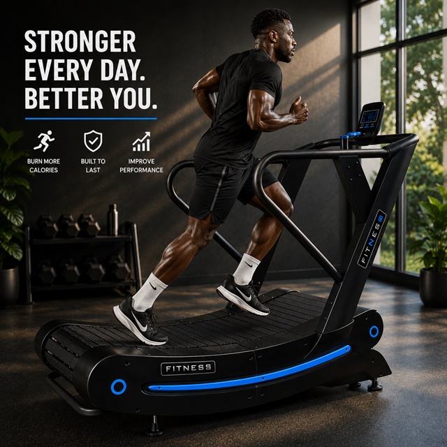 Commercial Manual Treadmill - Image 2