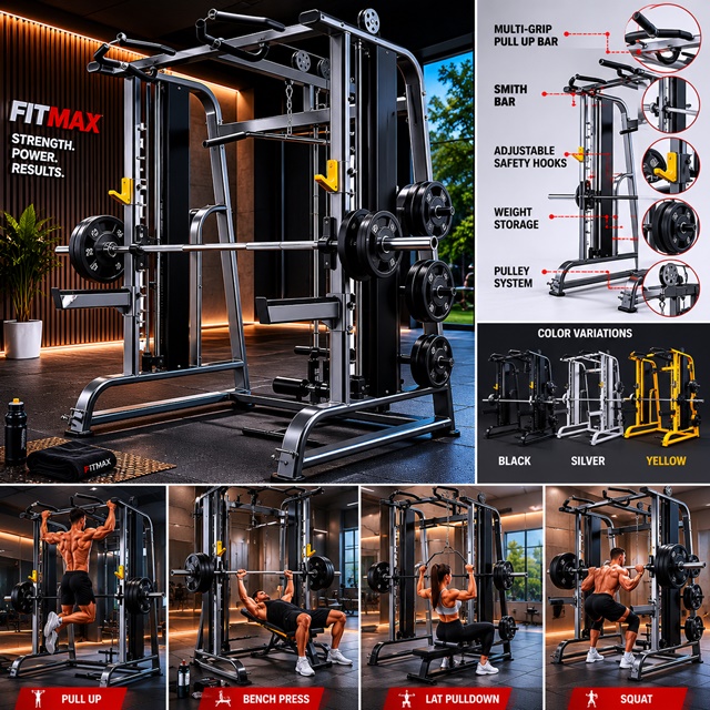 Smith Machine Home Gym - Image 2
