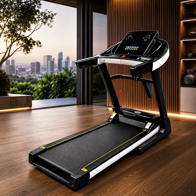 4HP Semi-Commercial Light Weight Motorized Treadmill - Image 3