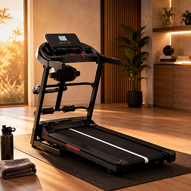 2.5HP Lightweight Smart Foldable Treadmill with Auto Incline & Bluetooth - Image 2