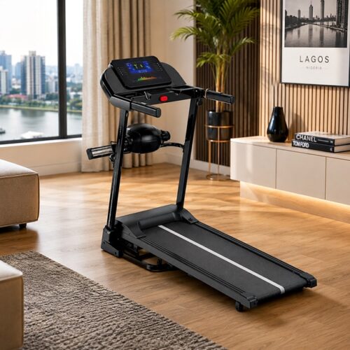 2HP Smart Foldable Treadmill with Auto Incline & Bluetooth