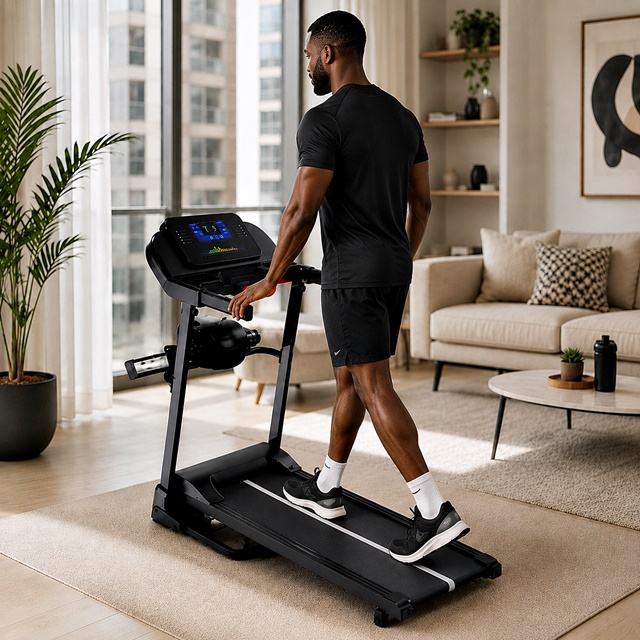 2HP Smart Foldable Treadmill with Auto Incline & Bluetooth - Image 2
