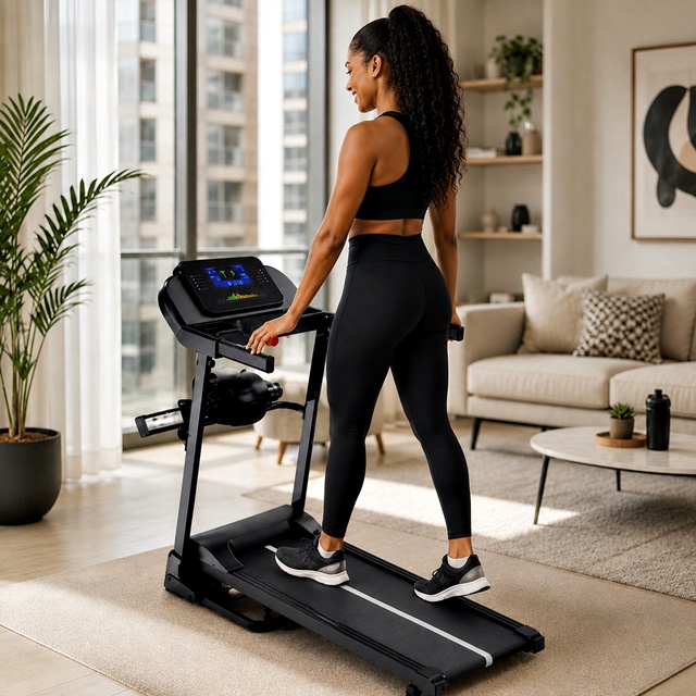 2HP Smart Foldable Treadmill with Auto Incline & Bluetooth - Image 3